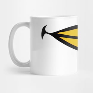 multicolor lips Yellow Mug